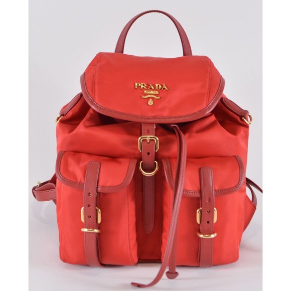 Prada Zaino Tessuto Nylon Backpack Purse Bag - Picture 2 of 12